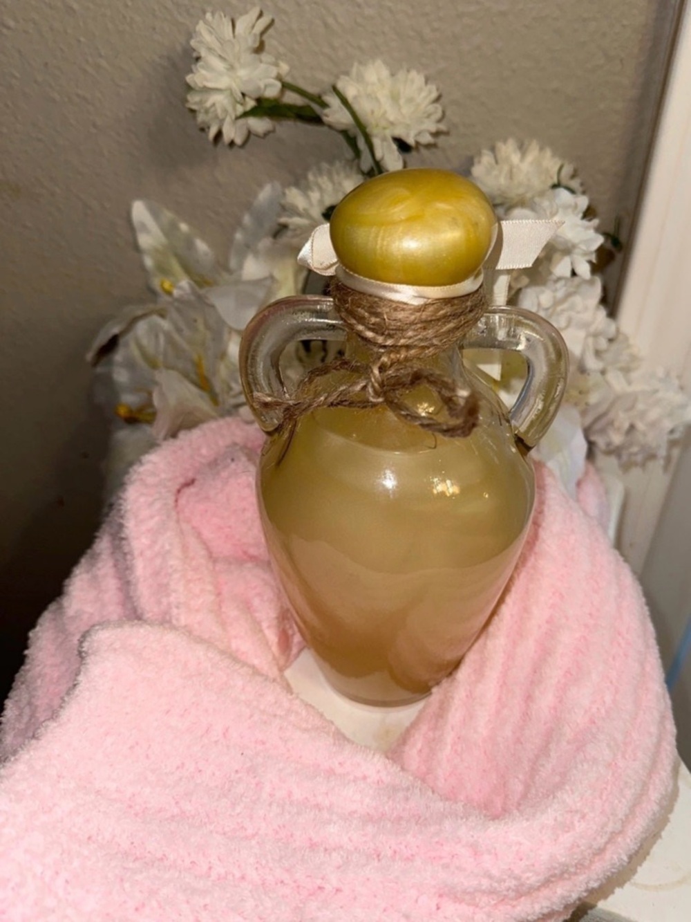 Cru de Provence Orange Chamomile cream bath soap Glass bottle new big bottle